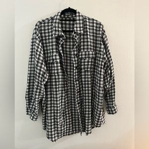 Missguided oversized flannel